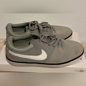 Nike SB Check Canvas Skateboard Shoes Gray Black Men's 7.5